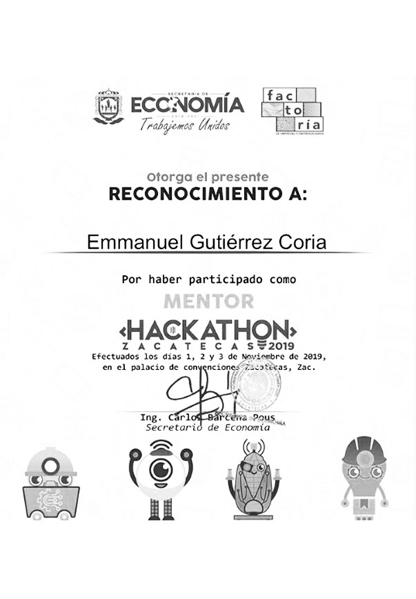 Hackathon Zacatecas 2019
